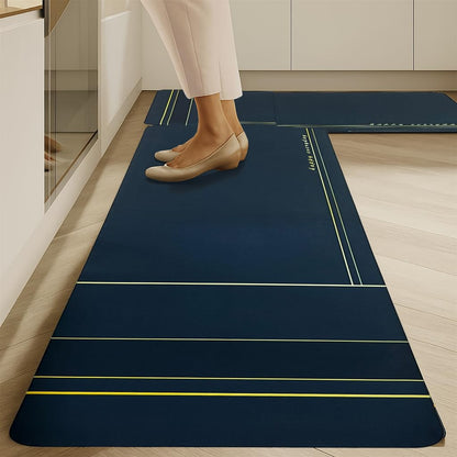 Kitchen Mats for Floor Anti Slip 2 Pcs Waterproof Kitchens
