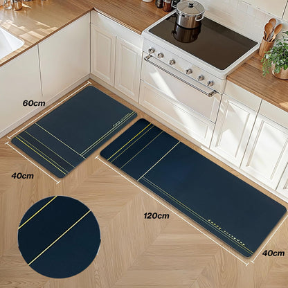 Kitchen Mats for Floor Anti Slip 2 Pcs Waterproof Kitchens